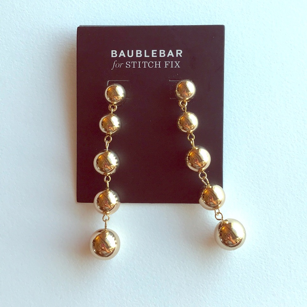 Baublebar Gold Ball Earrings - BRAND NEW